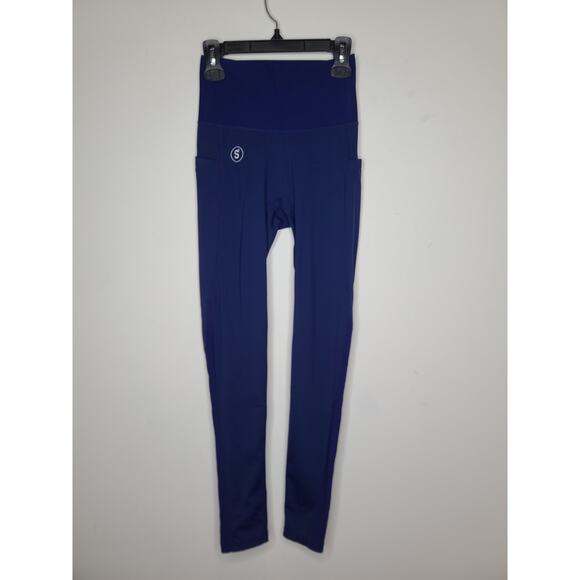 Supplement Superstore S2 faction navy blue leggings with pockets - small - Picture 1 of 5